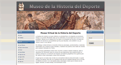 Desktop Screenshot of museodeldeporte.net