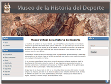 Tablet Screenshot of museodeldeporte.net